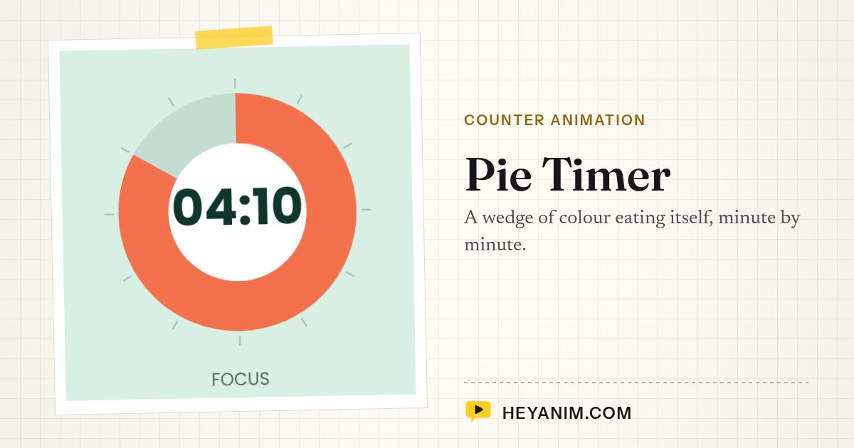 Three Rings Slide Visual Pie Timer Animation — Free Visual Countdown Timer Maker
